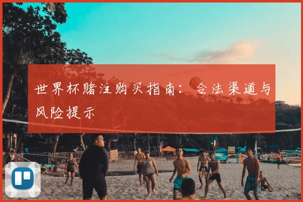世界杯赌注购买指南：合法渠道与风险提示